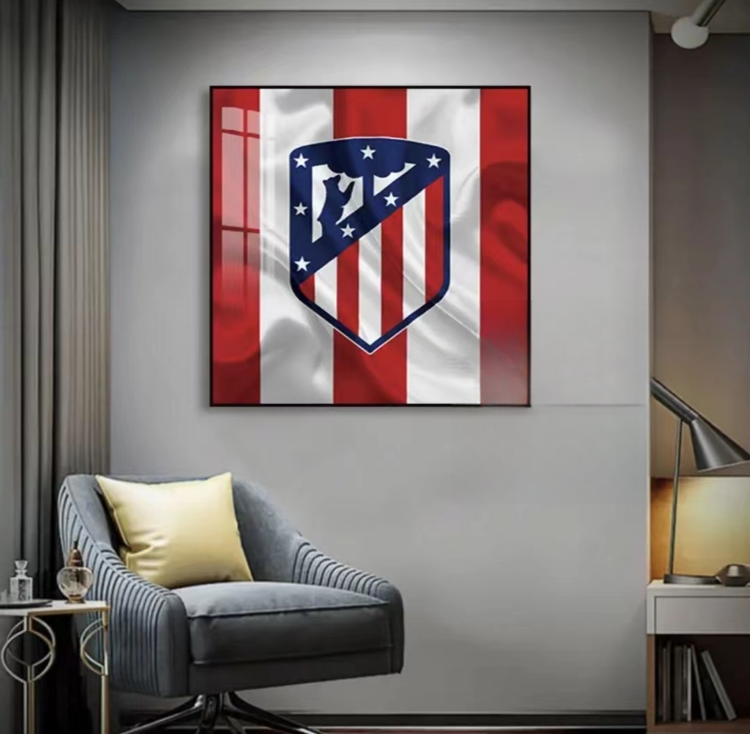 Atletico Madrid team logo Decorative Wall Art