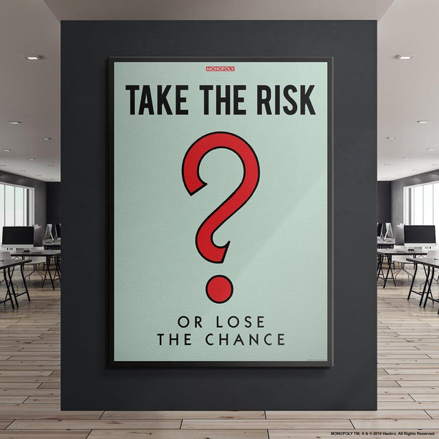 TAKE THE RISK WALL ART