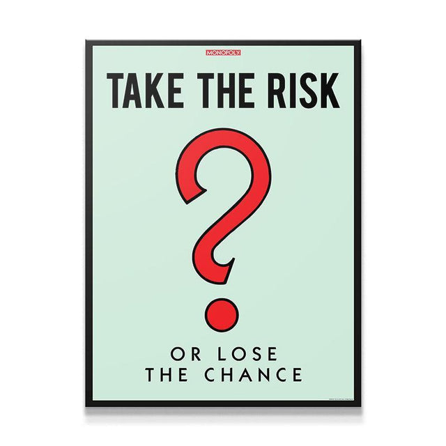 TAKE THE RISK WALL ART