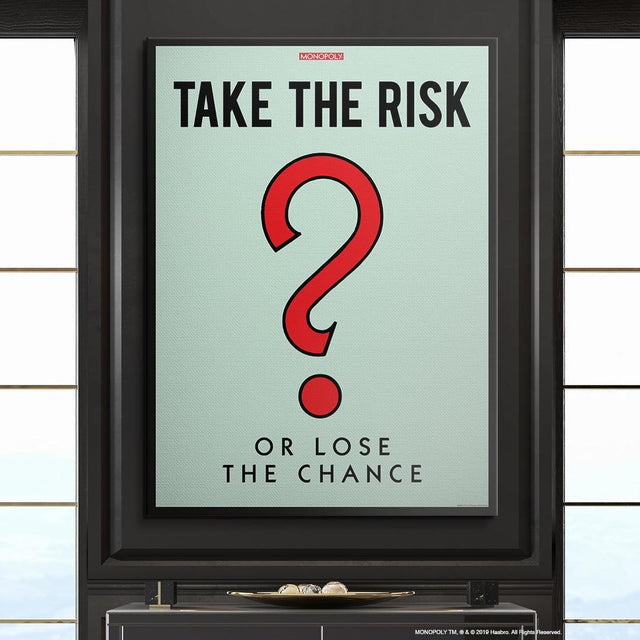 TAKE THE RISK WALL ART