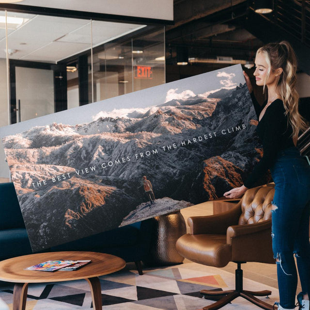 THE CLIMB WALL ART