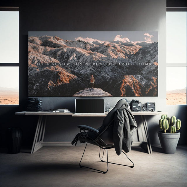 THE CLIMB WALL ART